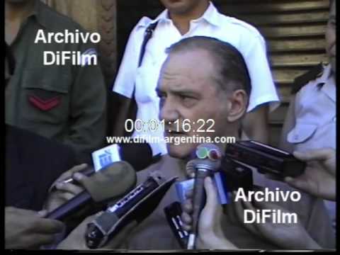 DiFilm - Coronel Isla Rodriguez juico militares sublebados (1990)