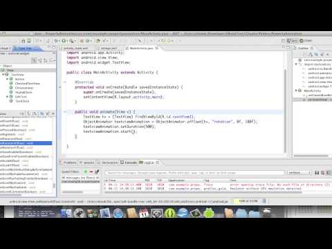 Android Development Course - Chapter 31 - PropertyAnimation