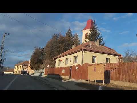 intrare în satul Sorostin, jud Sibiu Transilvania Romania