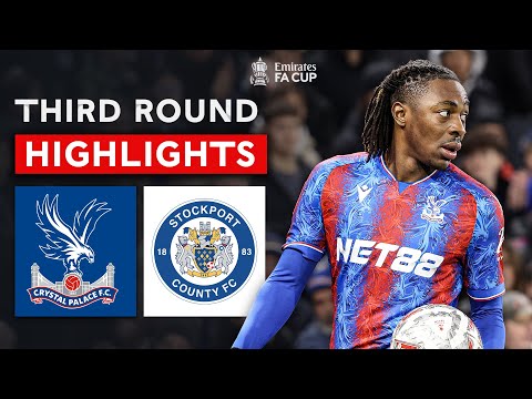 Eze's Strike Sends Palace Through | Crystal Palace 1-0 Stockport County | Emirates FA Cup 2024-25