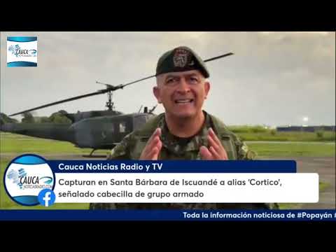 Capturan en Santa Bárbara de Iscuandé a alias ‘Cortico’, señalado cabecilla de grupo armado