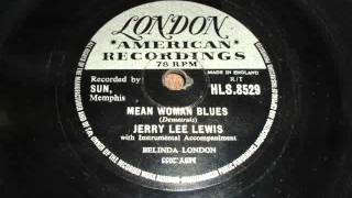 Jerry Lee Lewis - Mean Woman Blues 78 rpm