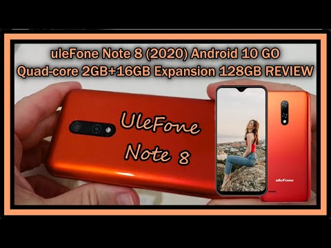 uleFone Note 8 (2020) 3G Unlocked Phone Android 10 GO Quad-core 2GB+16GB 5MP Expansion 128GB REVIEW