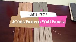 JC962 Pattern Louvers Panel | 3D Wall Panels| Fluted Panels |
