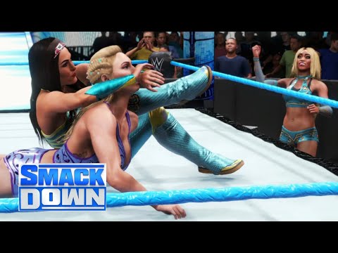 Charlotte Flair vs. Brie Bella - SmackDown Women's Championship Match: WWE SMACKDOWN EP. 252