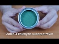 Doplnky stravy Blendea Supergreens zelený jačmeň mladá pšenica spirulina chlorella 90 g