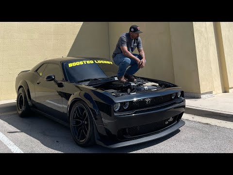 I built my dream Hellcat! from stock to heavily modified build progression! Heads/Cam 411 Whipple!