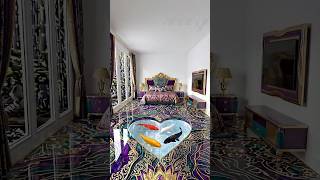 Galaxy Epoxy Floor With Hidden Aquarium Transformation 17 #interiordesign #aquarium #shorts #viral