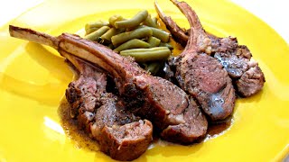 Lamb Chops - Pan Seared and Oven Roasted - PoorMansGourmet