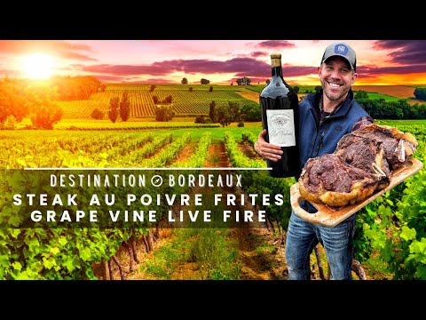 , title : 'Steak Au Poivre Frites over Live Fire | Destination: Bordeaux, France'
