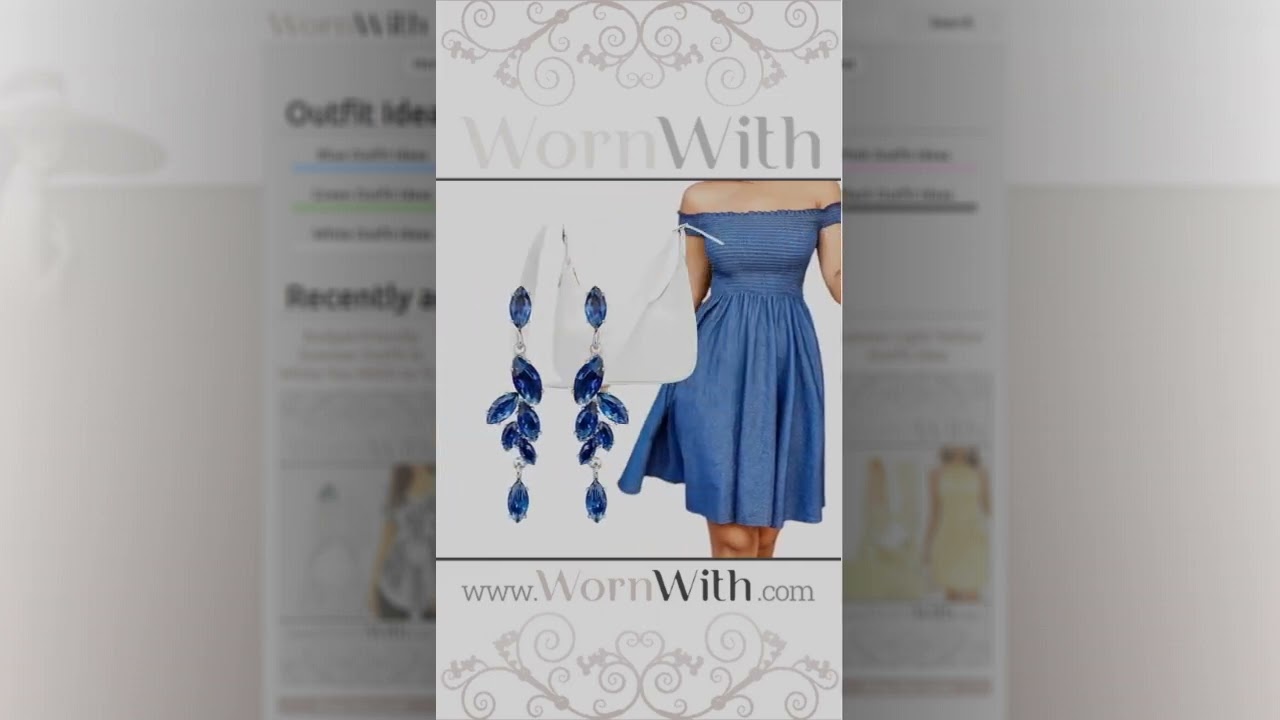 Summer Trendy Blue Outfit Idea Summer Blue Cute Outfit Idea