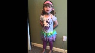 4 year old covers Parade of ashes by Periphery
