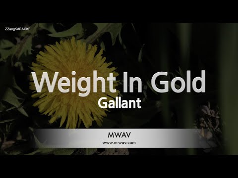 Gallant - Weight In Gold (Instrumental) (Karaoke Version)