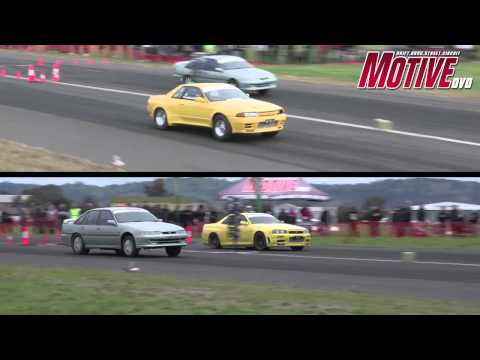 Nitto vs Nitto II - 8 and 9 second GT R runway thrash