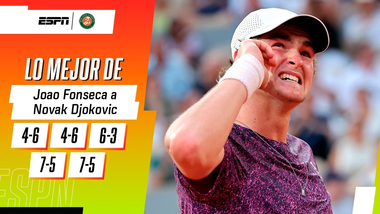 ¡TRIUNFO ÉPICO! FONSECA ELIMINÓ A DJOKOVIC DE ROLAND GARROS TRAS UNA REMONTADA BRILLANTE | RESUMEN