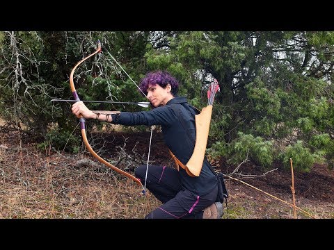 Angela "Ghilbrae" and her very first arrows with her new Korean bow