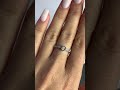 Серебряное кольцо с бриллиантом 0.05ct