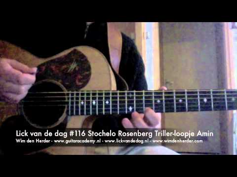 Wim's GuitarLickzz #116 Stochelo Rosenberg Triller loopje Amin
