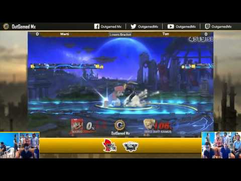 OGMx BiWeeklies v3 - Smash bros for Wii U - Losers' bracket - Marti(Mario) vs Tun(Zero Suit Samus)