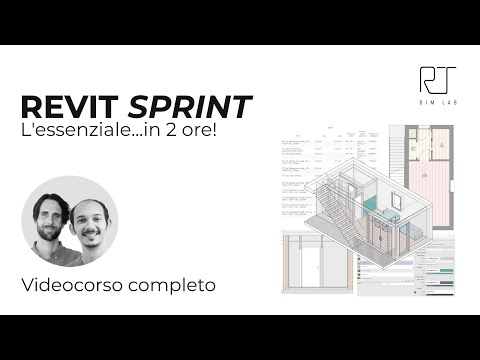 Videocorso completo REVIT SPRINT: L'essenziale in 2 ore
