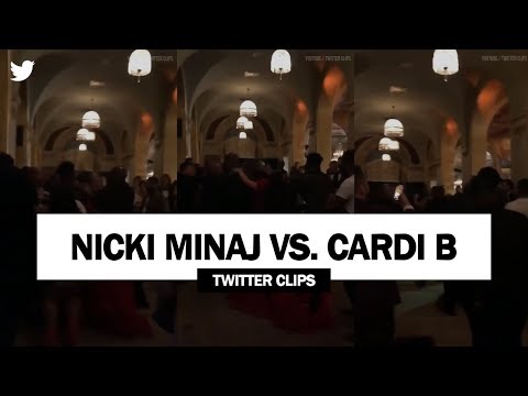 Cardi B and Nicki Minaj Fight at Harper's Bazaar Icons Event! (Full Video)