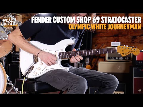 No Talking...Just Tones | Fender Custom Shop 69 Stratocaster Journeyman Olympic White