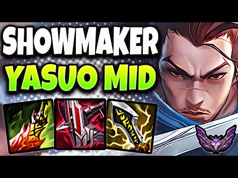 DK ShowMaker Yasuo vs Zed [ MID ] Patch 12.23 Korea Master ✅