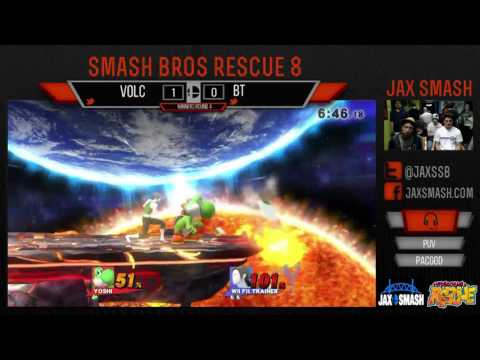 Jax Smash Weekly 4/7/16 - Volc(Yoshi) Vs. BT(Wii Fit) LR5