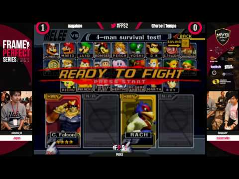 FPS 2 Melee - Nagaimo (Falcon) vs Gforce | Tempo (Falco) - Pools