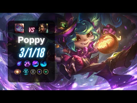 Poppy Jungle vs Nidalee - EUW LoL Challenger 13.18