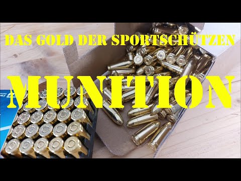 The gold of sport shooters' ammunition