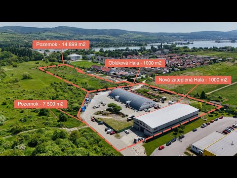 Na predaj / prenájom - nová, zateplená hala 1000 m2, oblúková hala 1000 m2, celý areál v Piešťanoch