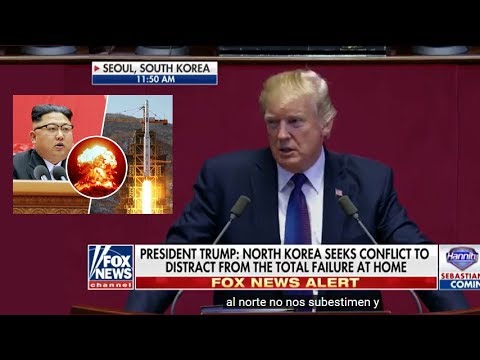 Presidente Trump a Corea del norte: no nos subestimen