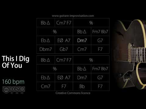 This I Dig Of You (Jazz/Swing feel) - 160 bpm : Backing Track