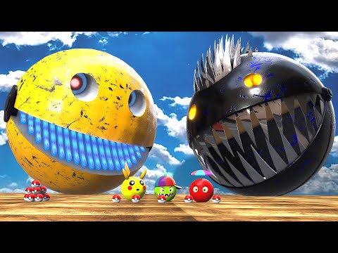 ROBOT PACMAN VS ROBOT MONSTERS