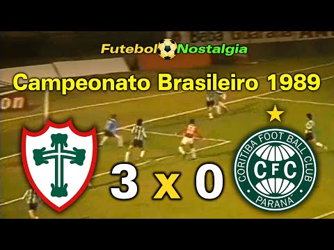 Portuguesa 3 x 0 Coritiba - 18-10-1989 ( Campeonato Brasileiro )