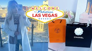 VEGAS VLOG 🎰LUXURY BAGS I BROUGHT💼AND WHAT I BOUGHT 🛍️