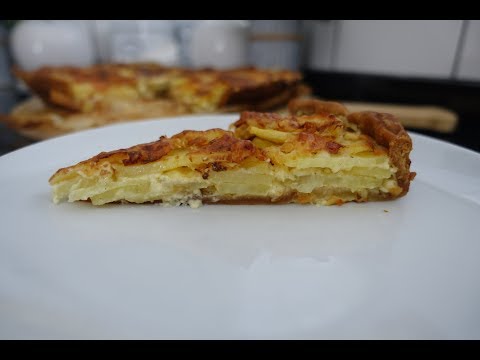 Tarte au pommes de terre | Recette très gourmande
