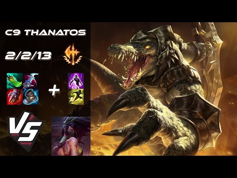Cloud9 Thanatos TOP Renekton vs Akali - NA Challenger Patch 25.S1.6