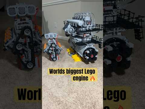 Worlds biggest Lego engine🔥 get it in bio now #automobile #lego #cool