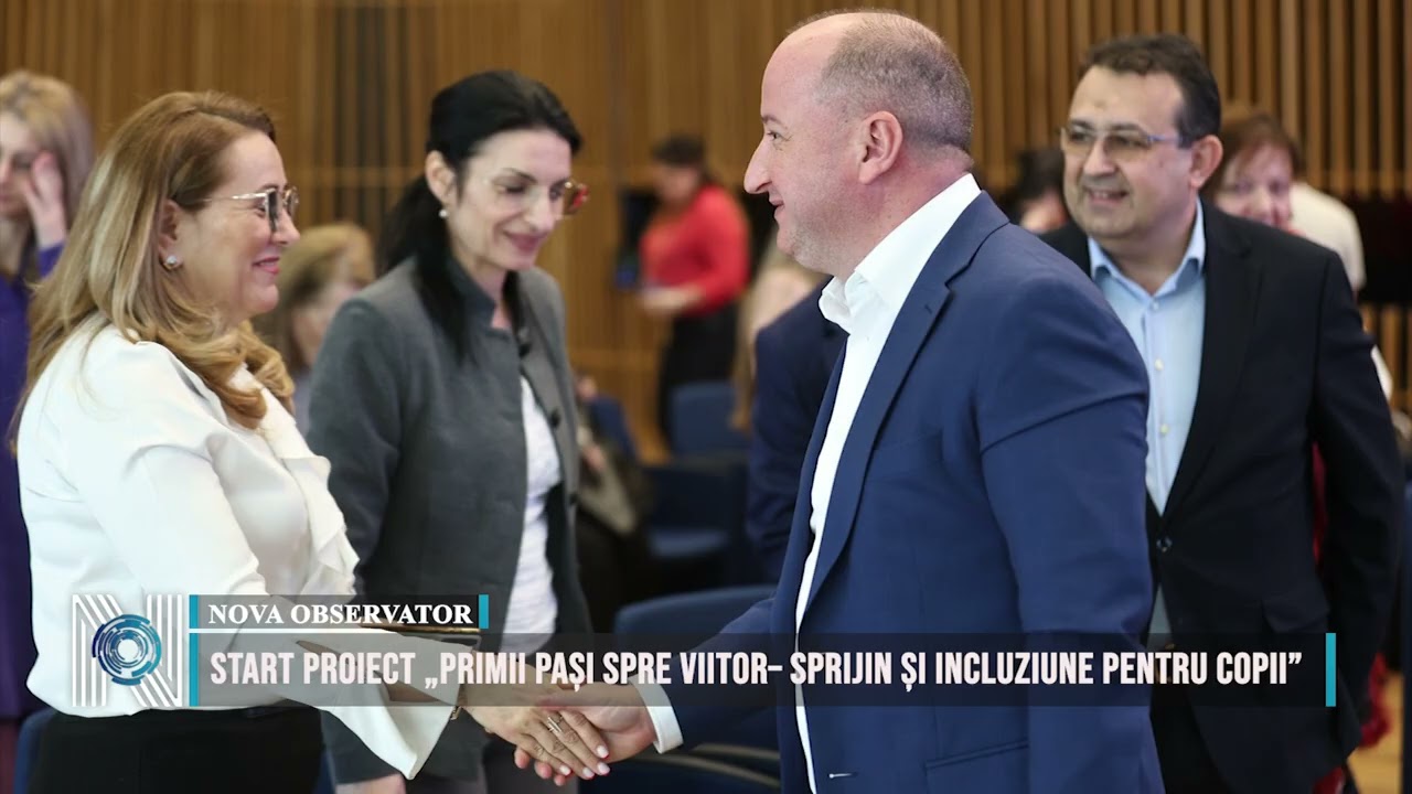 Start proiect „Primii pași spre viitor– Sprijin și incluziune pentru copii”