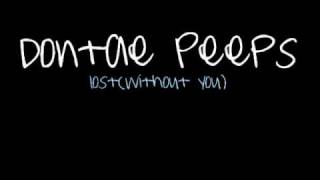 Dontae Peeps-Lost(without you)