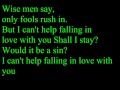 UB40 - (I Can't Help) Falling In Love With You ...