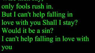 UB40 - (I Can&#39;t Help) Falling In Love With You(Lyrics)