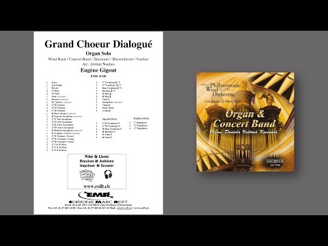 Editions Marc Reift – Eugène Gigout: Grand Choeur Dialogué - for Concert Band