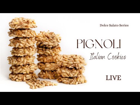 Make Pignoli Cookies - Italian Cookies / Dolce Salato Series