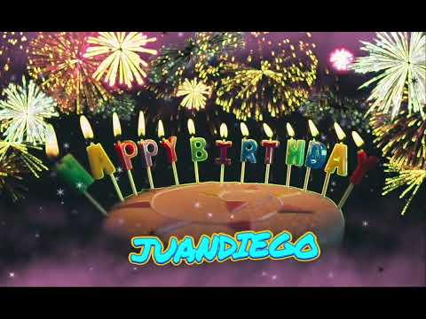 Amazing Happy Birthday JUANDIEGO song. Happy birthday song with names