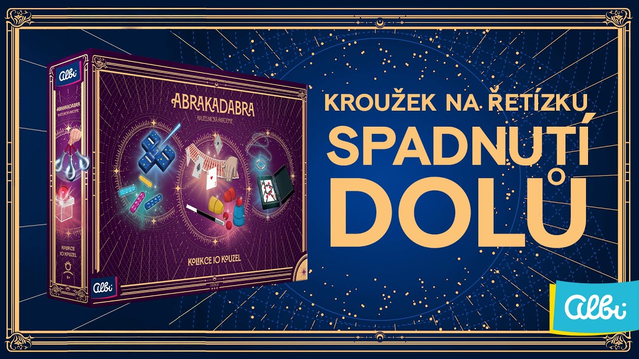 Kouzelnická akademie - Kroužek na řetízku (spadnutí dolů) - videonávod