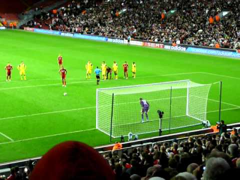 Liverpool  V Steaua Bucharest David N'GOG Penalty