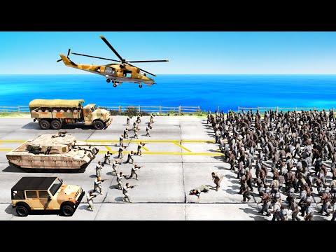 The ARMY vs ZOMBIE Outbreak in GTA 5!